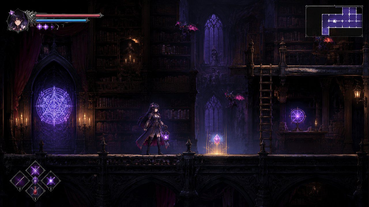 哥特少女勇闯恶魔城2 道具收集 资料图 2